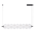 Светодиодный подвесной светильник линейный с белым воздушным плафоном Glowing Cloud варинант исполнения - 2 | Loft Concept в Сочи