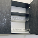 Угловой кухонный гарнитур Жемчужный белый Серый Clarke Kitchen Set White Grey варинант исполнения - 10 | Loft Concept в Сочи