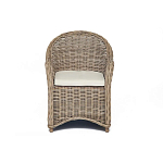 Кресло из ротанга с подушкой Nest бежево-серое варинант исполнения - 2 | Loft Concept в Сочи