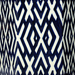 Ваза с крышкой и графическим узором в сине-белых цветах Blue & White Ornament  варинант исполнения - 3 | Loft Concept в Сочи