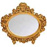 Зеркало настенное золотое с ажурным резным орнаментом Classic Ornament Mirror варинант исполнения - 1 | Loft Concept в Сочи