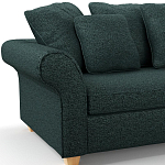 Мебельная ткань Шенилл темно-зеленый цвет 138 см T4-39 варинант исполнения - 5 | Loft Concept в Сочи