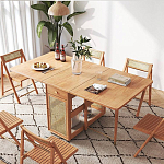 Обеденный стол раскладной из дерева Astiс Table варинант исполнения - 3 | Loft Concept в Сочи