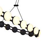 Люстра овальная с круглыми светодиодными источниками света Maxine Light варинант исполнения - 13 | Loft Concept в Сочи