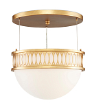 Подвесной светильник с фактурным золотым каркасом Exceptional Classic Design варинант исполнения - 3 | Loft Concept в Сочи