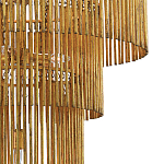 Люстра трёхъярусная золотого цвета Metal Tentacles варинант исполнения - 2 | Loft Concept в Сочи