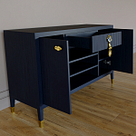 Комод-буфет Elsa Dreams Blue с открытыми полками   варинант исполнения - 6 | Loft Concept в Сочи