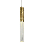 Подвесной светильник латунь Dew Drops Tube Brass Hanging Lamp варинант исполнения - 1 | Loft Concept в Сочи