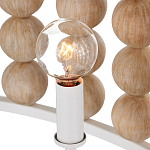 Люстра в форме цилиндра с вставками из деревянных бусин Wooden Beads варинант исполнения - 4 | Loft Concept в Сочи