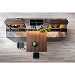 Кухонный гарнитур из камня и дерева SISTEMA XY Dada Engenereed Kitchen варинант исполнения - 2 | Loft Concept в Сочи