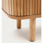 Буфет из ясеневого шпона с открытыми полками и 2-мя раздвижными дверями Toinette варинант исполнения - 4 | Loft Concept в Сочи