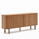 Буфет с 2-мя раздвижными дверцами из ясеневого шпона Toinette варинант исполнения - 1 | Loft Concept в Сочи