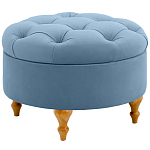 Круглый пуф на ножках Cheryl Pouf Light варинант исполнения - 1 | Loft Concept в Сочи