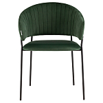 Стул в велюре зеленого цвета Horizon варинант исполнения - 2 | Loft Concept в Сочи