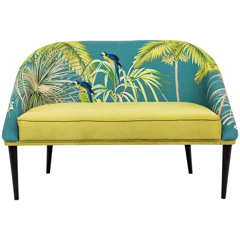 Диван Sofa Jungle Andaman fond Ping Желтый Зеленый Диван Sofa Jungle Andaman fond Ping Желтый Зеленый в Сочи | Loft Concept
