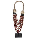 Этническое длинное ожерелье из бус и ракушек Aboriginal Long Necklace варинант исполнения - 1 | Loft Concept в Сочи