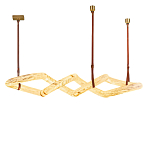 Люстра подвесная с фигурным светодиодным плафоном Calcite Figural Light варинант исполнения - 3 | Loft Concept в Сочи