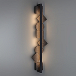 Бра вертикальное с черными кругами и квадратами Gravyura варинант исполнения - 6 | Loft Concept в Сочи