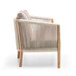 Дизайнерский уличный диван из массива дерева BOBOLI Sofa варинант исполнения - 4 | Loft Concept в Сочи