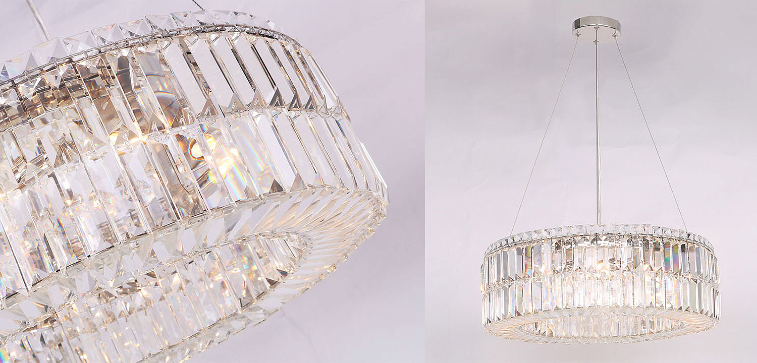 Люстра Darleen Crystal Nickel Chandelier 12 Люстра Darleen Crystal Nickel Chandelier 12 - Loft-Concept в Сочи