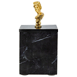 Мраморная шкатулка с бюстом из металла KELLY WEARSTLER варинант исполнения - 3 | Loft Concept в Сочи