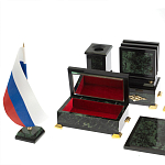 Настольный письменный набор из нефрита в подарочной коробке Victorious варинант исполнения - 7 | Loft Concept в Сочи