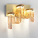 Бра волнистой формы из фактурного стекла Big Wave варинант исполнения - 6 | Loft Concept в Сочи