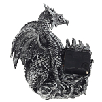 Часы в виде дракона Silver Dragon Clock варинант исполнения - 3 | Loft Concept в Сочи