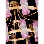 Люстра двухъярусная круглая с текстурными цилиндрическими плафонами Glimpse варинант исполнения - 4 | Loft Concept в Сочи