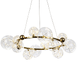 Дизайнерская кольцевая люстра с гирляндой внутри стеклянных плафонов Iona Garland Chandelier 12 варинант исполнения - 1 | Loft Concept в Сочи