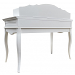 Стол-бюро белого цвета из массива бука с 4-мя ящиками White Provence варинант исполнения - 4 | Loft Concept в Сочи