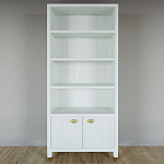 Книжный Стеллаж Elsa Dreams White с задней стенкой варинант исполнения - 5 | Loft Concept в Сочи
