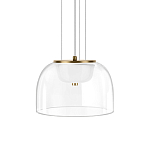 Подвесной светильник с куполообразным прозрачным стеклянным плафоном Grada Light варинант исполнения - 1 | Loft Concept в Сочи