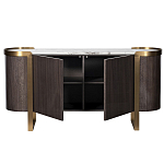 Комод  округлой формы с дверцами Chest of Precious Breed варинант исполнения - 1 | Loft Concept в Сочи