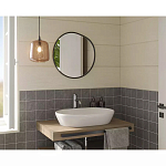 Зеркало круглое с асимметрией Light Reflection варинант исполнения - 1 | Loft Concept в Сочи