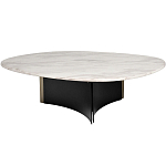 Стол журнальный овальный с контрастным основанием Subsequence варинант исполнения - 1 | Loft Concept в Сочи