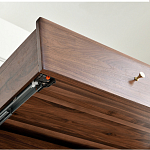 Стол рабочий округлой формы с 3-мя ящиками  Working Moonnut Table варинант исполнения - 4 | Loft Concept в Сочи