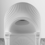 Встраиваемый в стену гипсовый светильник под покраску с арками и рельефными колоннами Antiquity Athena варинант исполнения - 6 | Loft Concept в Сочи