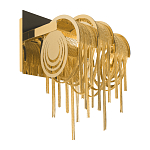 Бра с перфорированными металлическими дугами и цепочками 22 см Atlantis Chain варинант исполнения - 1 | Loft Concept в Сочи