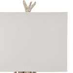 Настольная лампа с каркасом в виде веток деревьев с абажуром из ткани Natural Driftwood варинант исполнения - 3 | Loft Concept в Сочи