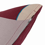 Подушка декоративная хлопковая с абстрактным принтом Elysian Flow Terra варинант исполнения - 4 | Loft Concept в Сочи