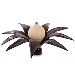 Настольная лампа черная INDONESIAN LAMPS варинант исполнения - 1 | Loft Concept в Сочи