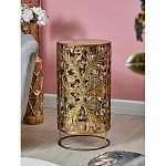 Столик приставной с цветочной резной фактурой Madagascar варинант исполнения - 5 | Loft Concept в Сочи