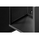 Полка навесная открытая цвета графит Strict Lines  варинант исполнения - 7 | Loft Concept в Сочи