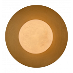 Бра круглое с плафоном из натурального камня на латунном основании Cryptocrystalline Stone варинант исполнения - 2 | Loft Concept в Сочи