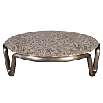 Стол журнальный круглый с узором Table Hypontic Pattern варинант исполнения - 1 | Loft Concept в Сочи