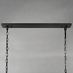 Люстра с черным каркасом и абажуром из прямоугольных мраморных панелей Calling to Shine варинант исполнения - 1 | Loft Concept в Сочи