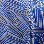 Мебельная ткань Жаккард синий принт 140 см T2-132 варинант исполнения - 2 | Loft Concept в Сочи