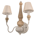 Бра с двумя конусовидными тканевыми абажурами Neighborhood варинант исполнения - 3 | Loft Concept в Сочи