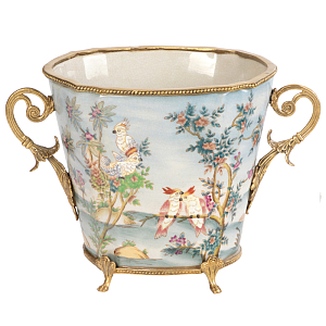 Фарфоровое кашпо Blue Garden